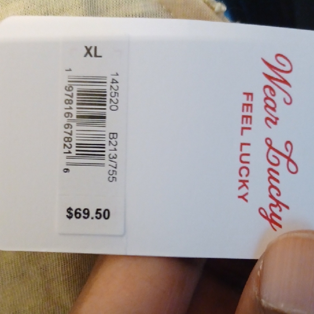 NWT Lucky Brand Cream Sleeveless Blouse with Lace - Picture 9 of 9
